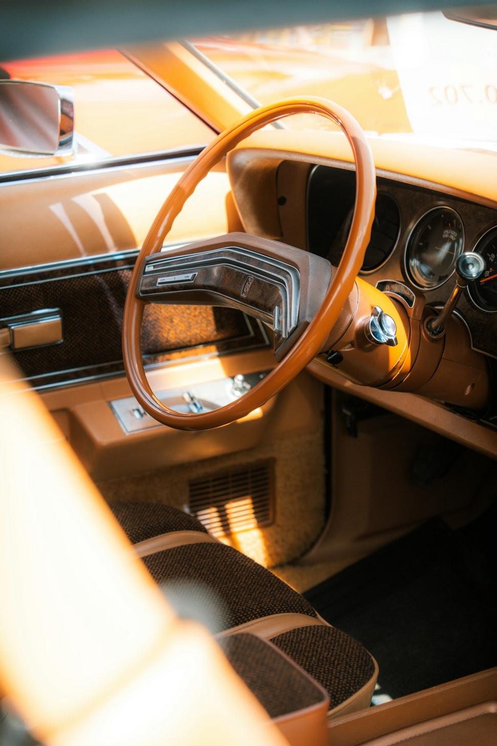 Classic car interior restoration