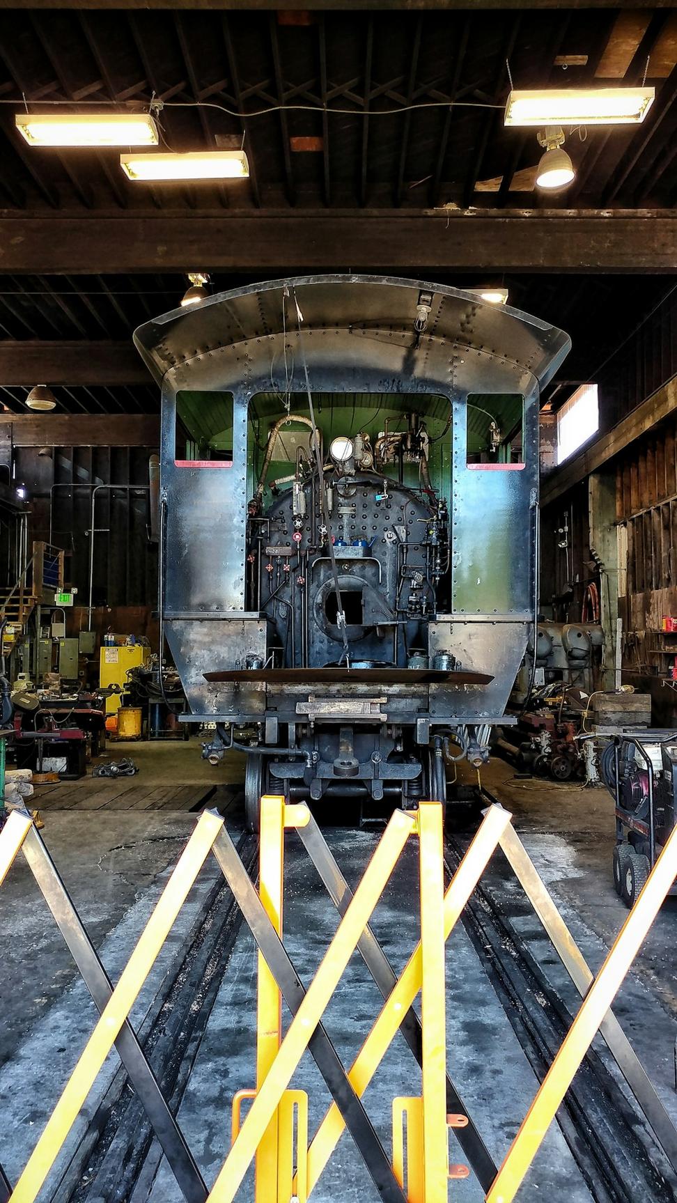Restored Camaro engine bay